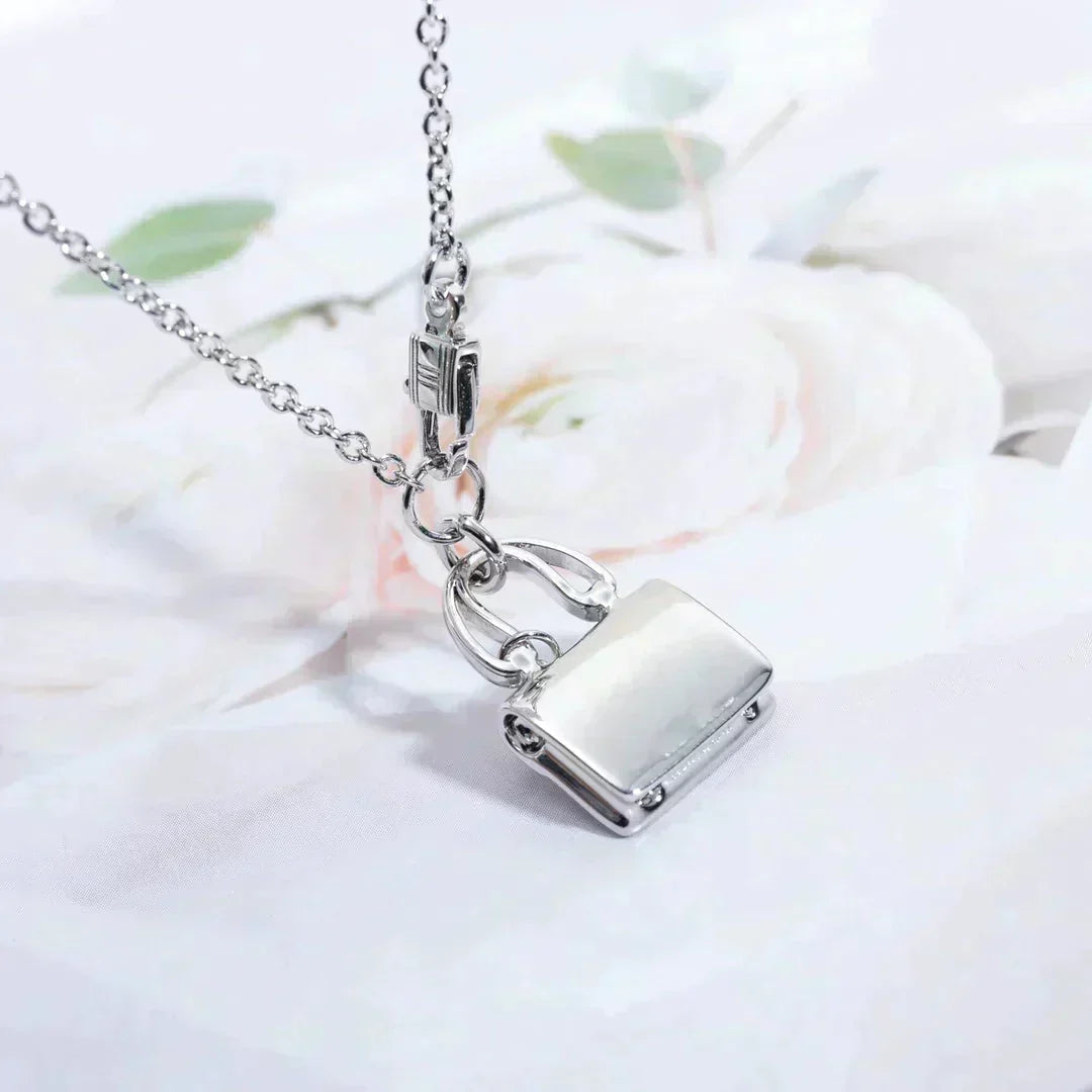 [✨ROSE💎]AMULETTE PEDANT SILVER NECKLACE