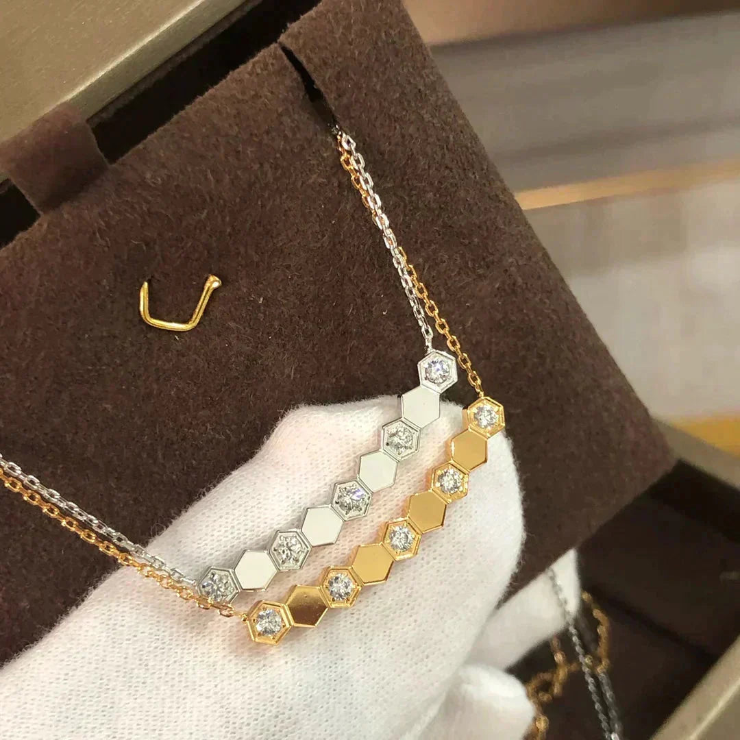 [✨ROSE💎]BEE LOVE NECKLACE DIAMOND