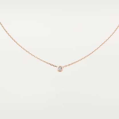 [✨ROSE💎]DAMOUR DIAMOND NECKLACE