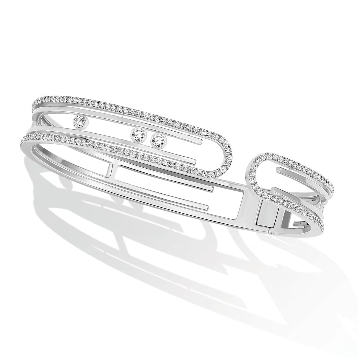 [✨ROSE💎]MOVE 10TH PAVED DIAMOND BRACELET