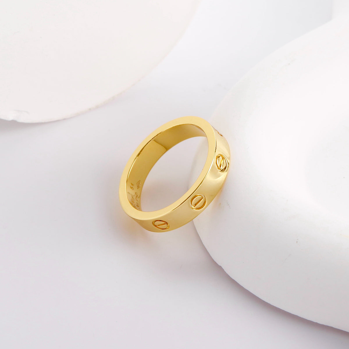 [✨ROSE💎]LOVE RING 3.6 MM NO DIAMOND