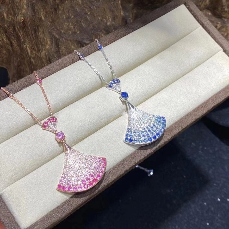 [✨ROSE💎]DREAM NECKLACE AGATE SILVER DIAMOND