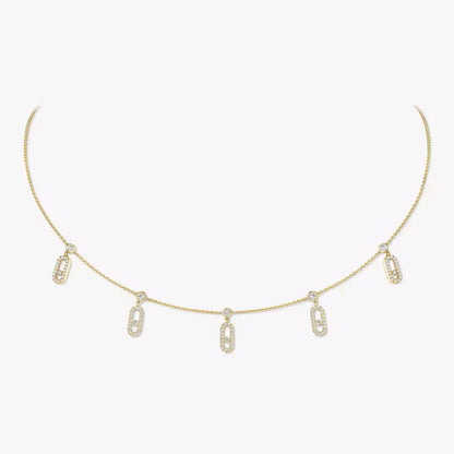 [✨ROSE💎]Move Uno Necklace