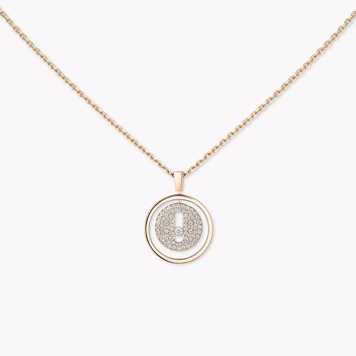 [✨ROSE💎] Lucky Move Diamond Necklace