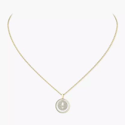 [✨ROSE💎] Lucky Move Diamond Necklace