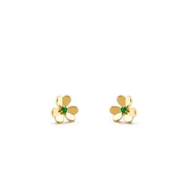 [✨ROSE💎]FRIVOLE  FLOWER MALACHITE EARRINGS